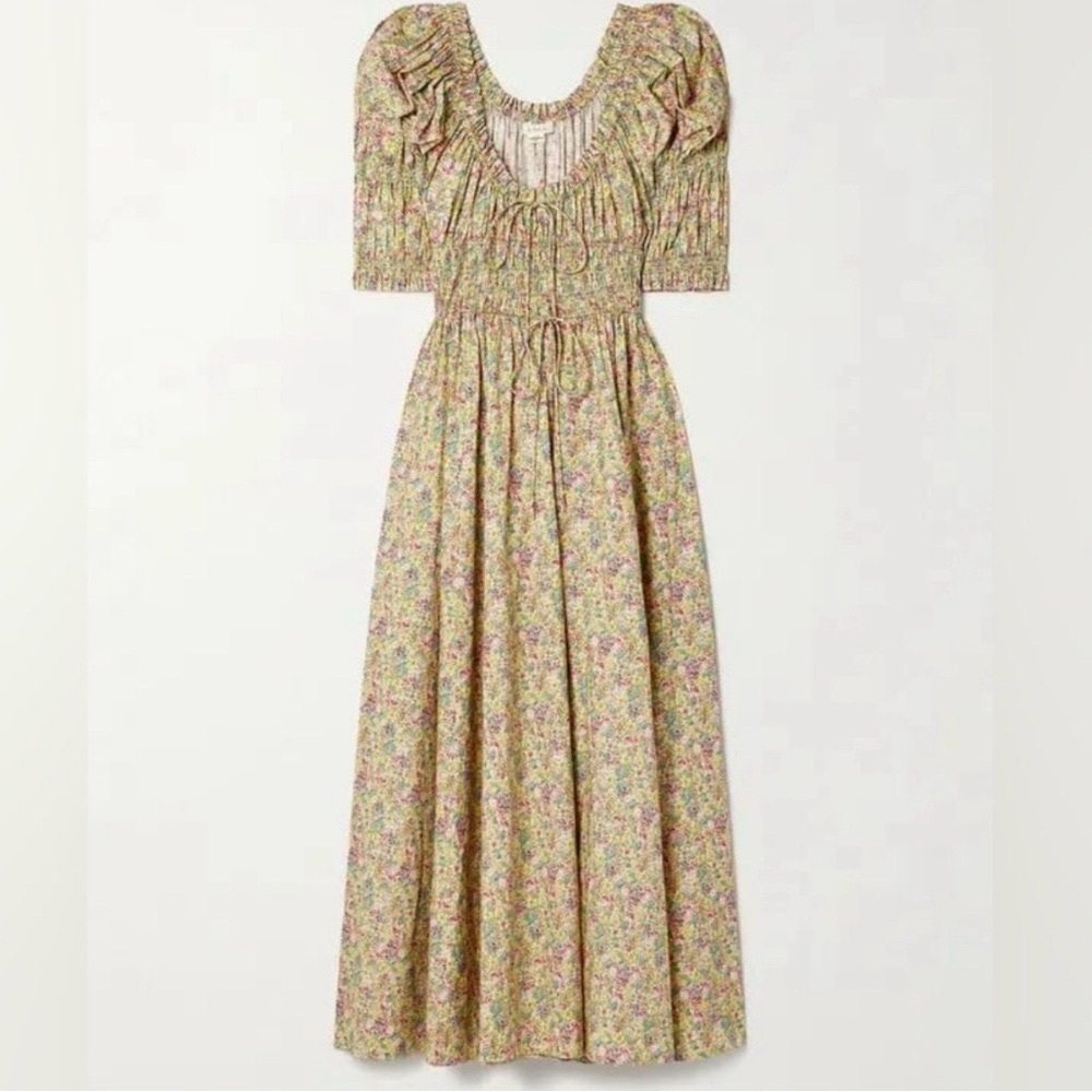 Doen Ischia Chrysanthemum Floral Dress